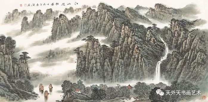 【山水画欣赏】乔溪岩中国画作品集