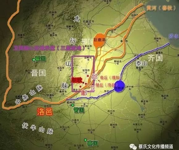 关于邶鄘卫与涞水北国的地理纠葛及三监地望考索