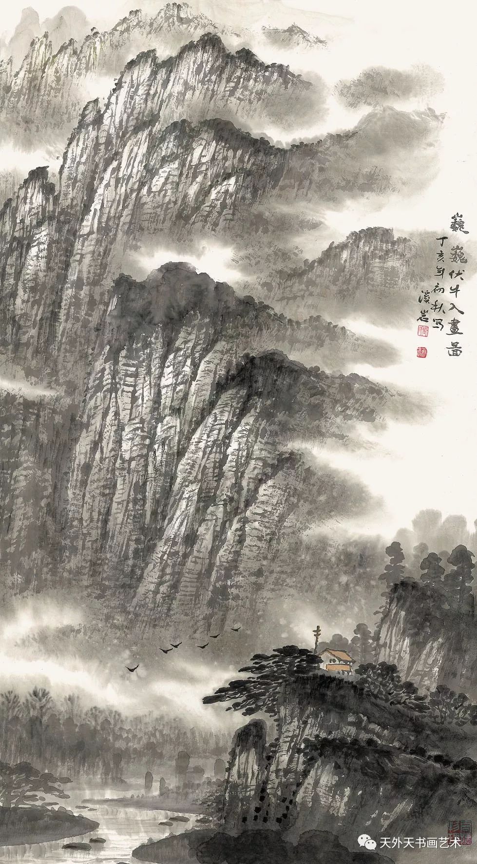 【山水画欣赏】乔溪岩中国画作品集