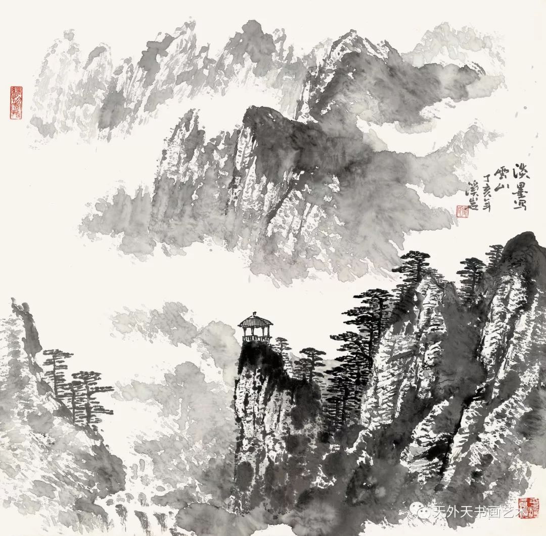 【山水画欣赏】乔溪岩中国画作品集