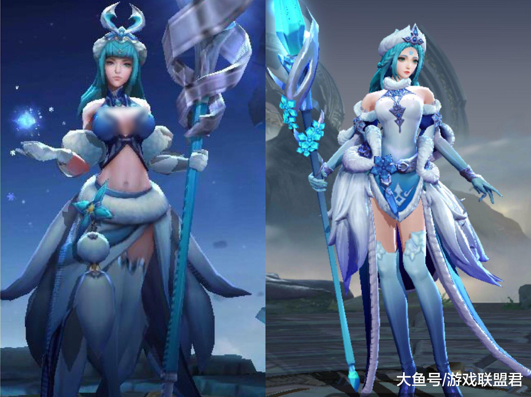 王者荣耀:五名女英雄形象大改,王昭君秒变大长腿,火舞