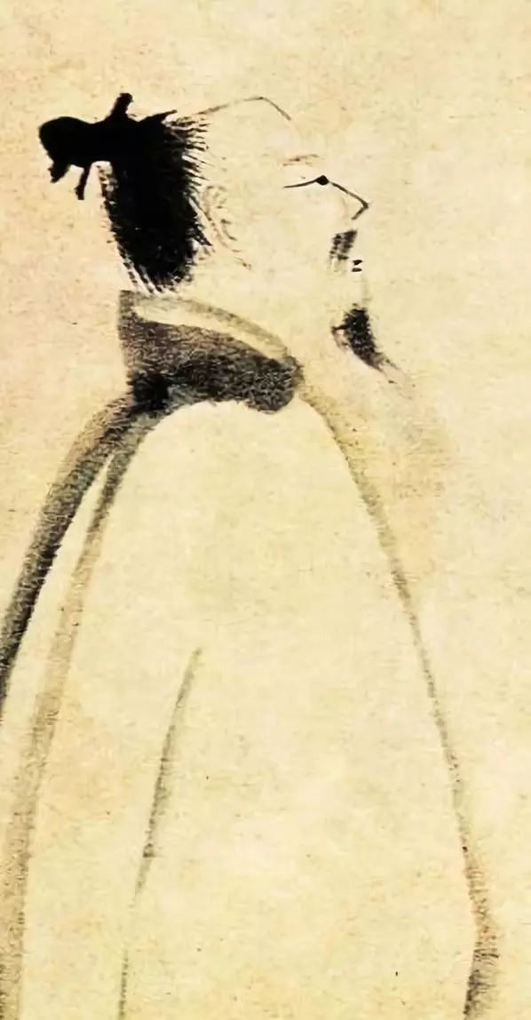 『每日一画』梁楷《李白行吟图》