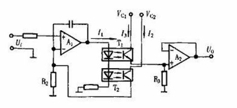 光电耦合器电路图