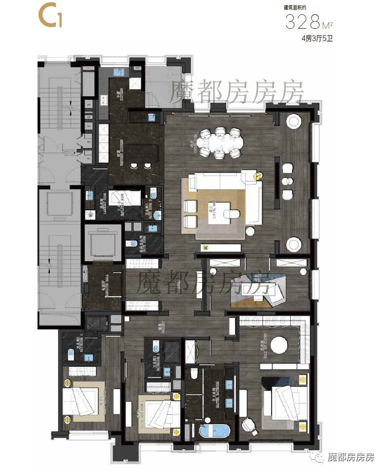 融创外滩壹号院户型图,大连融创壹号院户型图,融创壹号院户型图_大山谷图库