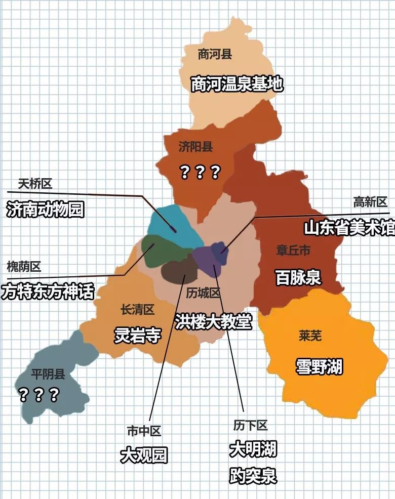 【仁和分享】不同人眼里的济南地图