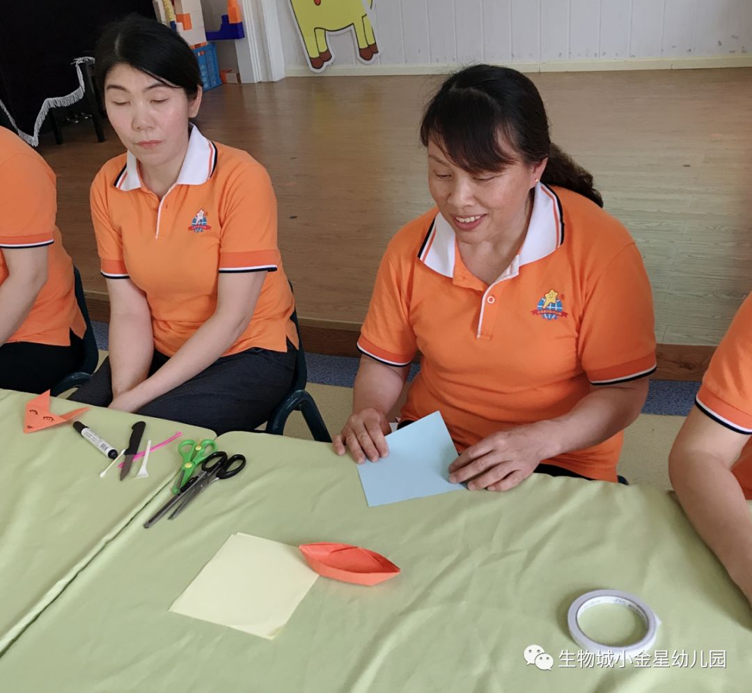 保教结合共促共进武汉生物城小金星幼儿园保育员岗位练兵活动