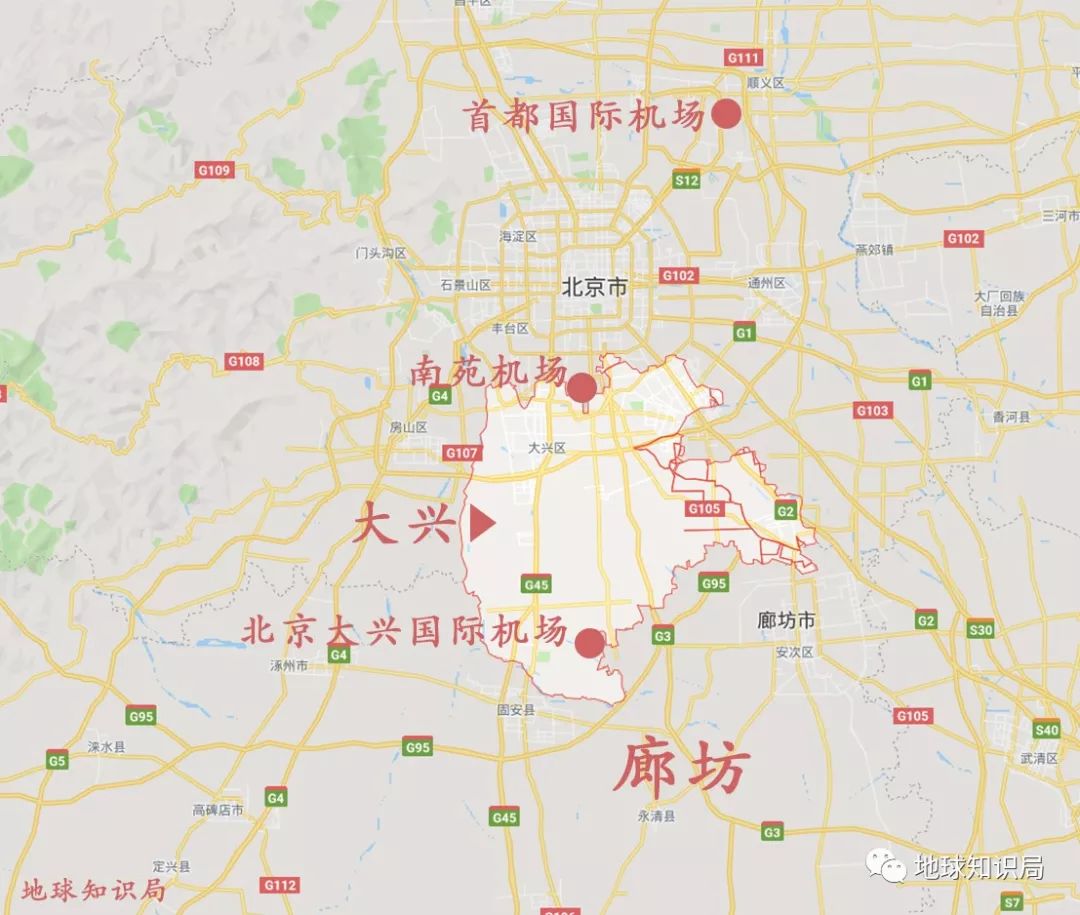 北京大兴国际机场,离你有多远?