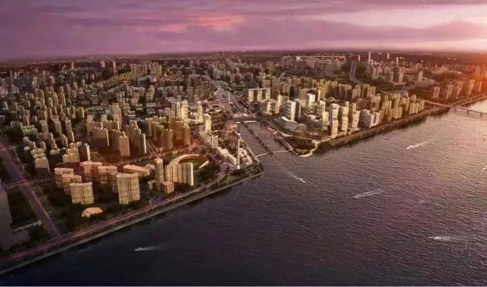 江河汇地块城市设计效果图