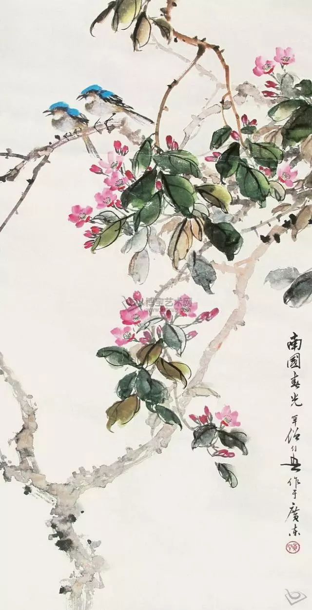 岭南名家黄幻吾花鸟画,形神兼备,雅俗共赏
