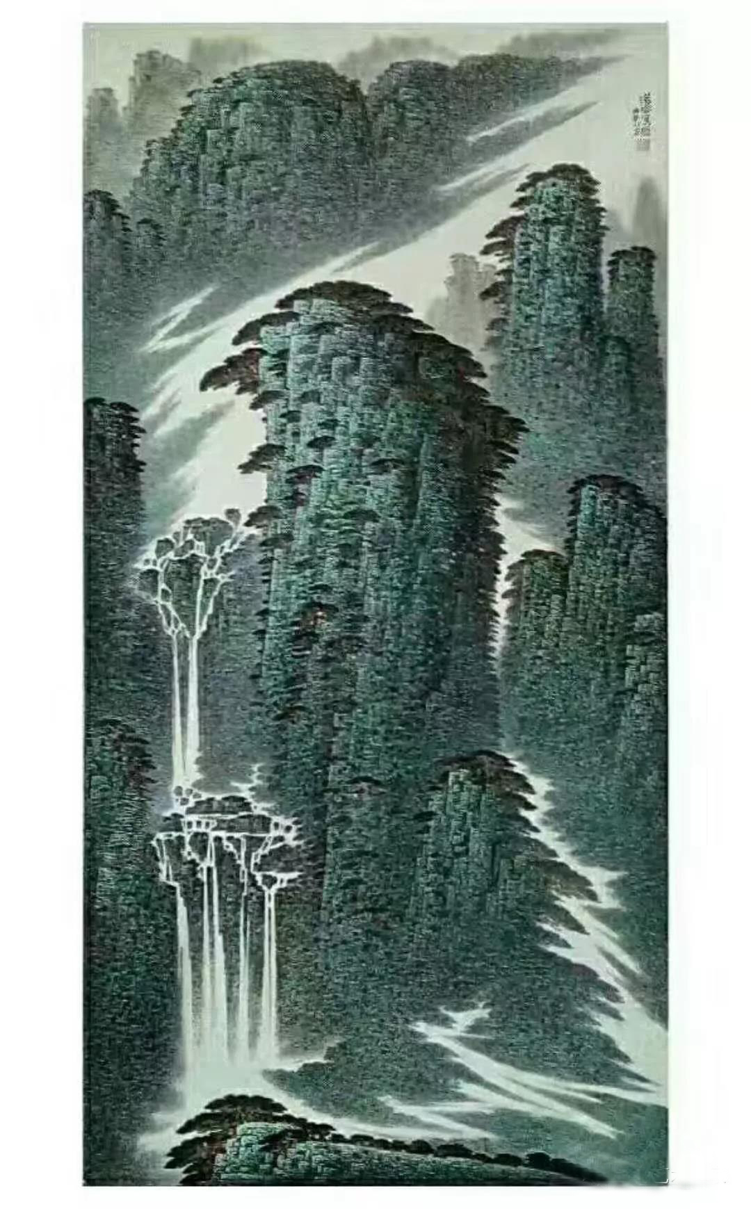 北京画家张论老师及山水画作品清赏
