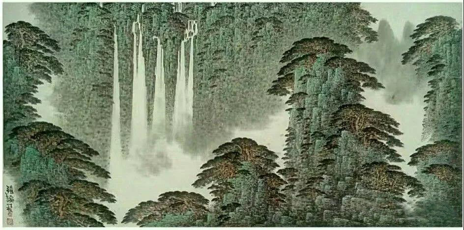北京画家张论老师及山水画作品清赏