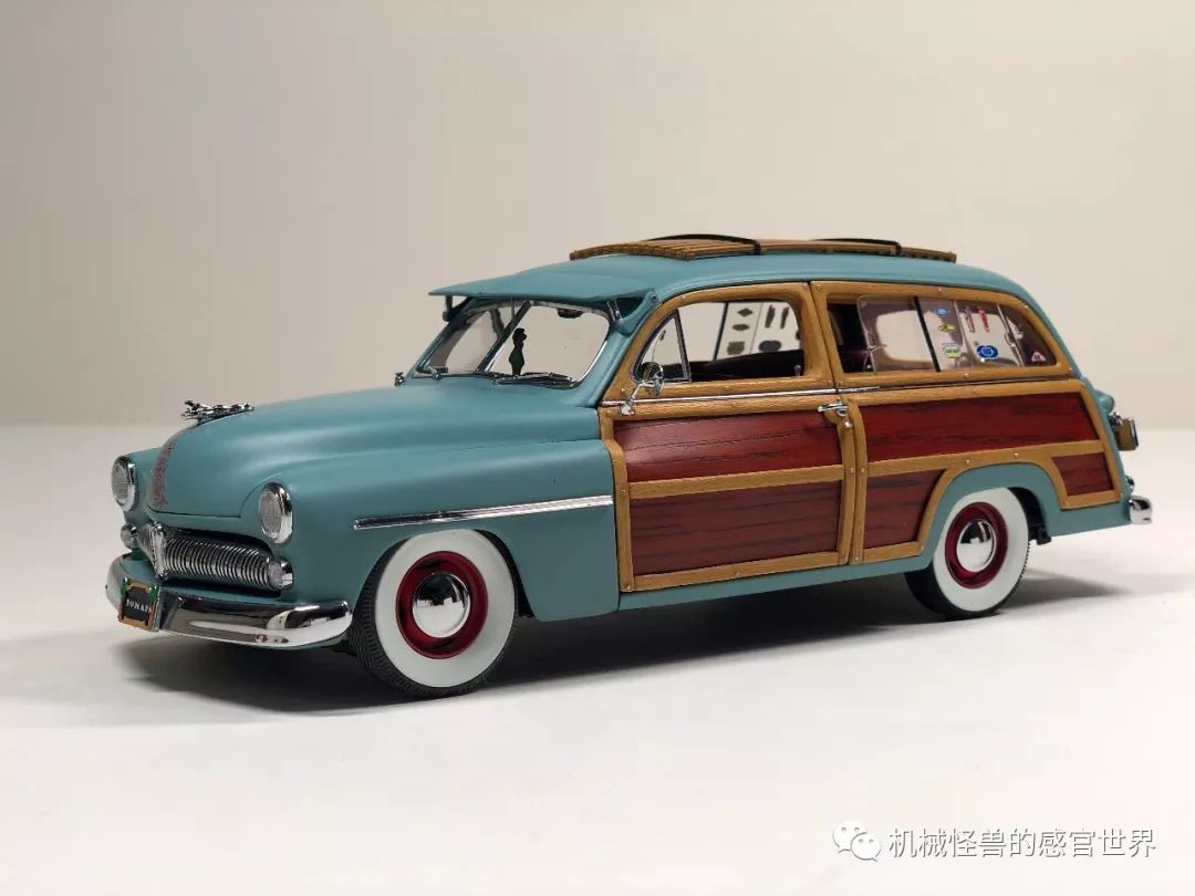 danbury mint 加州海岸线,1949 福特水星木纹车