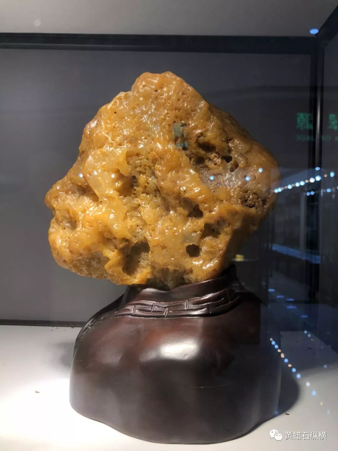 【石市动态】杭州石展上的那些黄蜡石