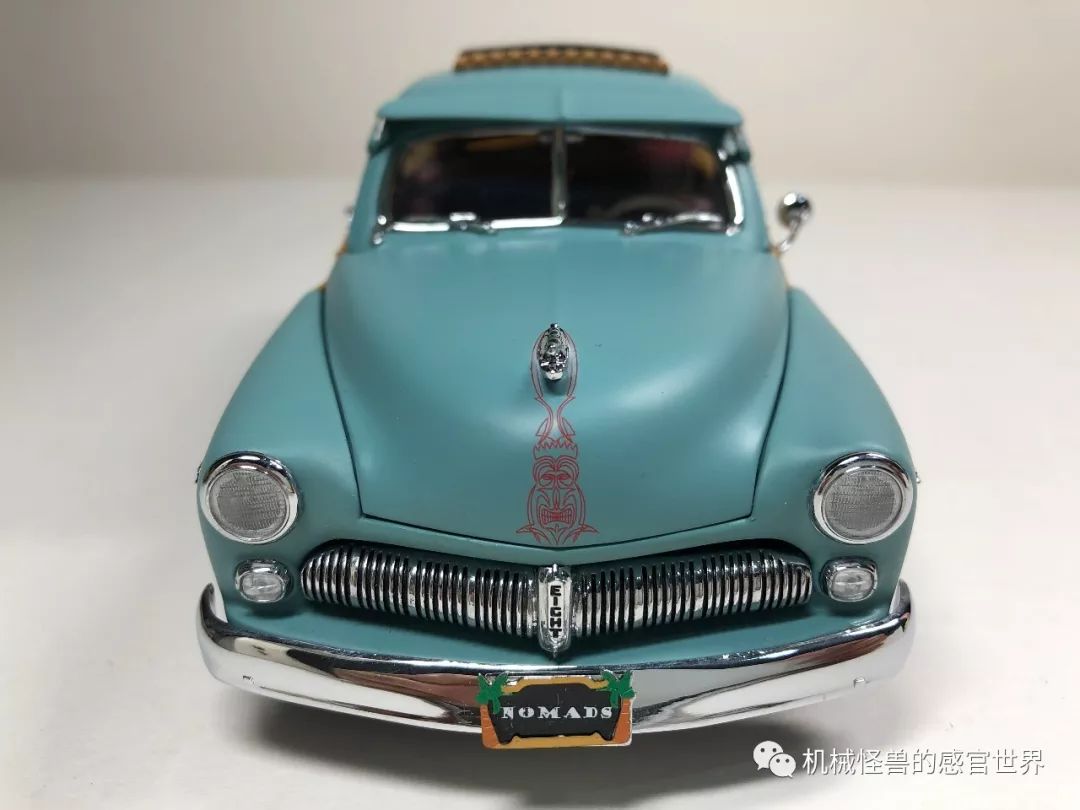 danbury mint 加州海岸线,1949 福特水星木纹车