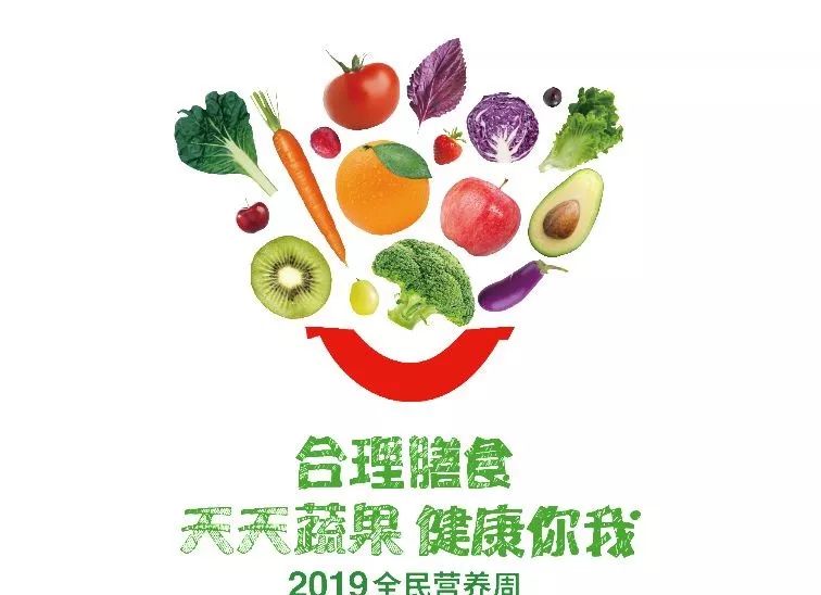 第5个 全民营养周 主题:合理膳食 天天蔬果 健康你我