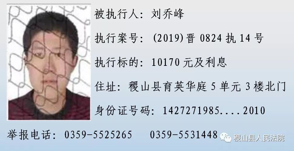 往哪跑山西这63个人姓名照片身份证号住址全曝光