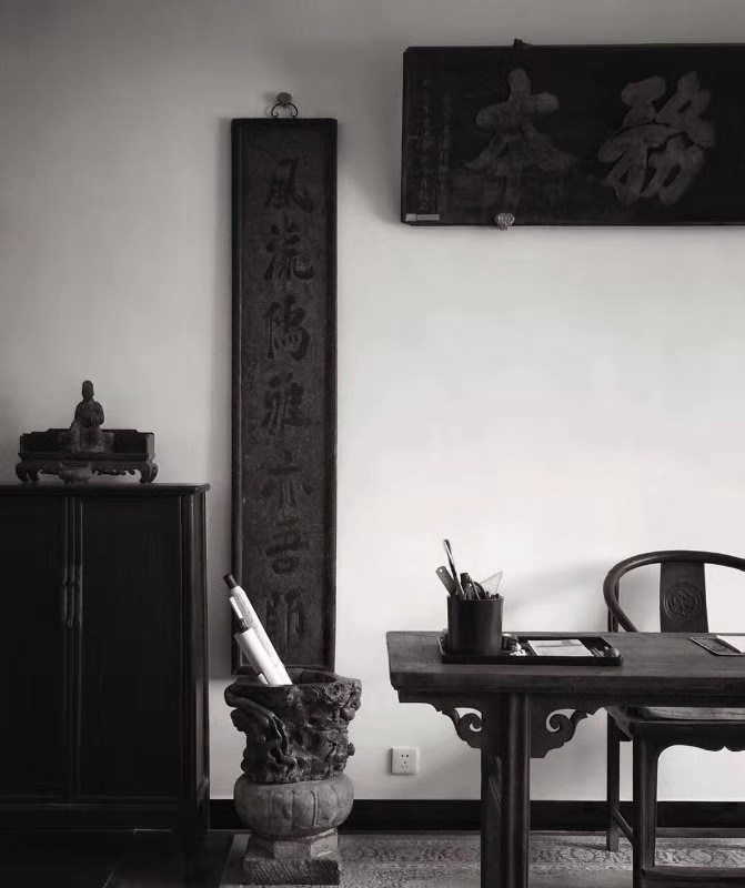 文人空间书房明式家具陈设