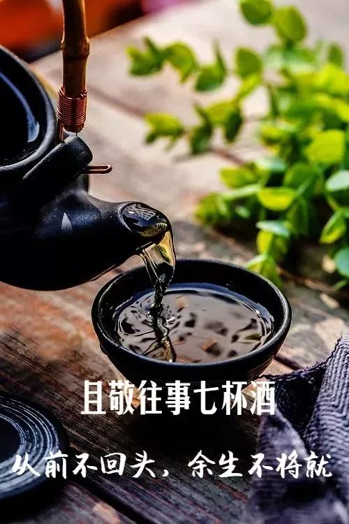 且敬往事七杯酒:从前不回头,余生不将就