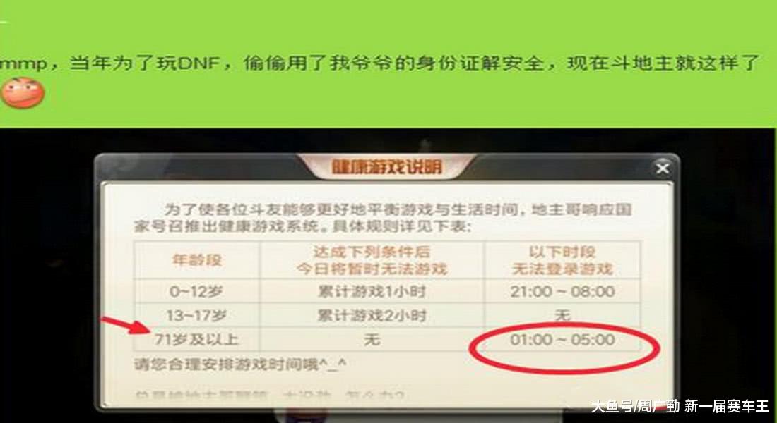 初中生用60岁爷爷身份证验证防沉迷10年后系统发来公告很无奈