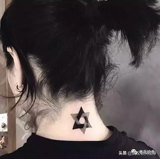 纹身素材六星芒纹身图案