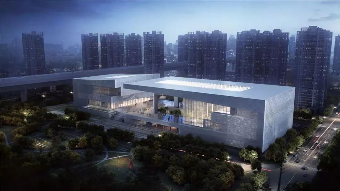 △ 深圳美术馆新馆 深圳第二图书馆,效果图