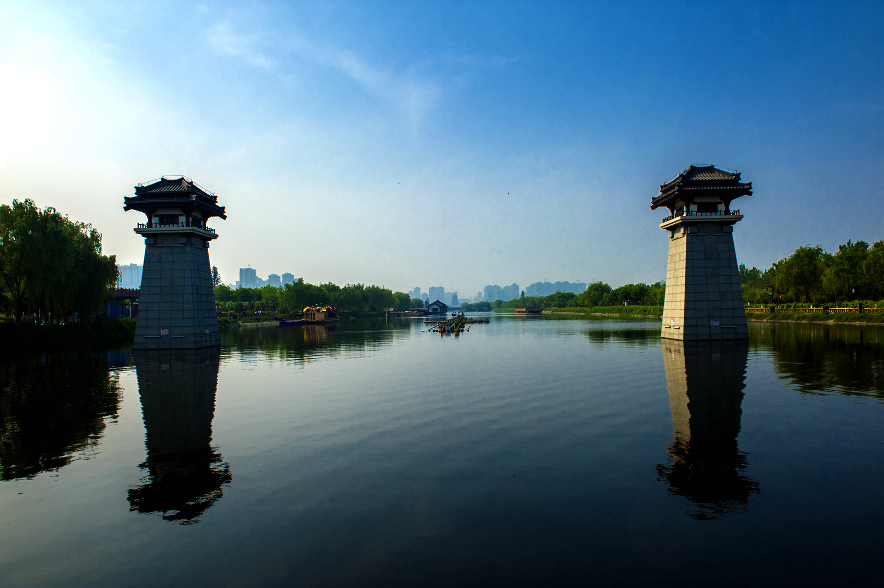 汉文化主题景区汉城湖公园