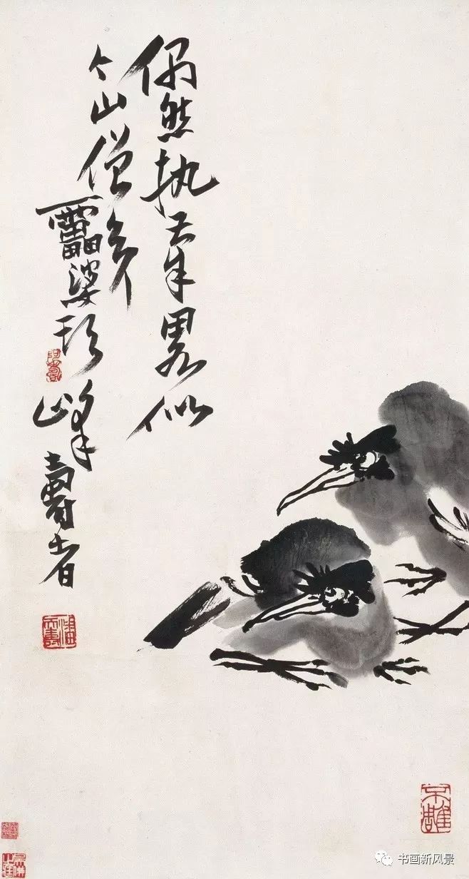 听潘天寿讲,如何用"杆秤"处理国画构图!