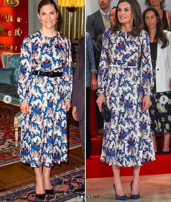 到底哪款神仙碎花洋装裙让王妃们人手一件 她还示范了高跟鞋爬树