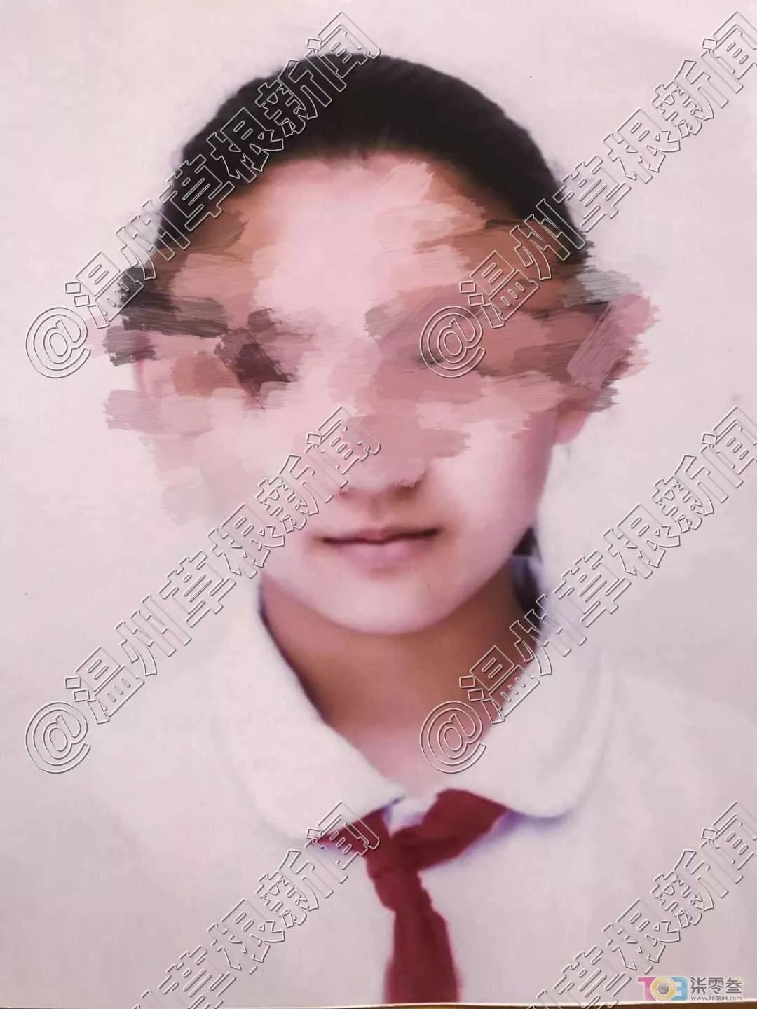 网友供稿:瓯海南白象中学16岁的女学生徐某某,5月13日凌晨离家,走到