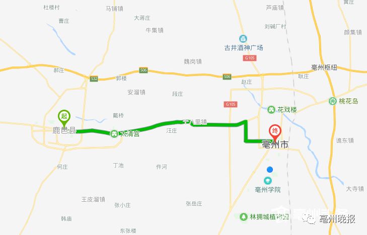 作为距离亳州最近的城市—河南省鹿邑县,利用亳州高铁站快速出行的