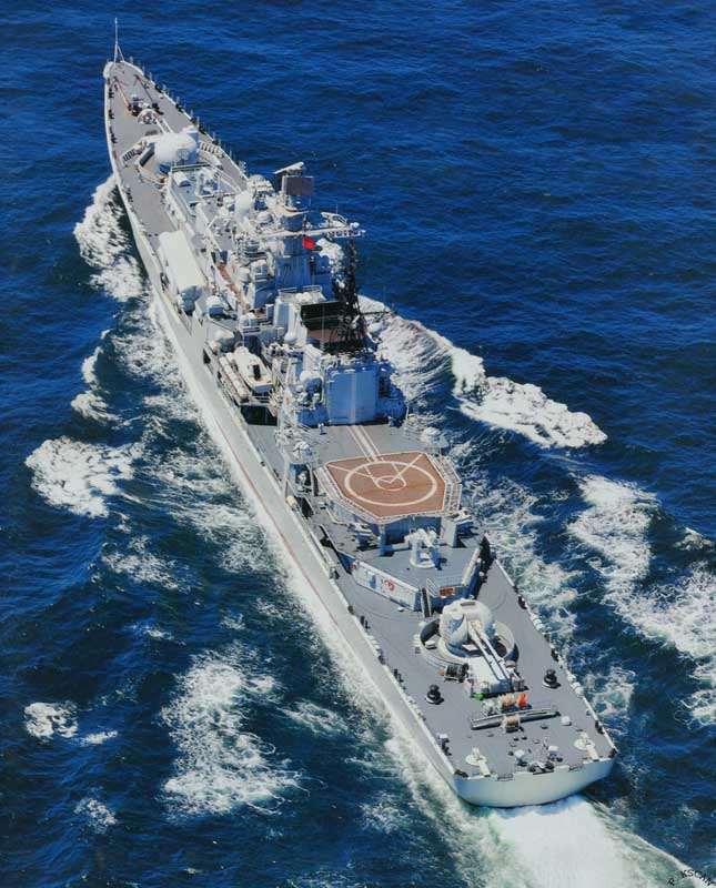 中国建造全新水面作战舰的数量位列世界第一_现代级