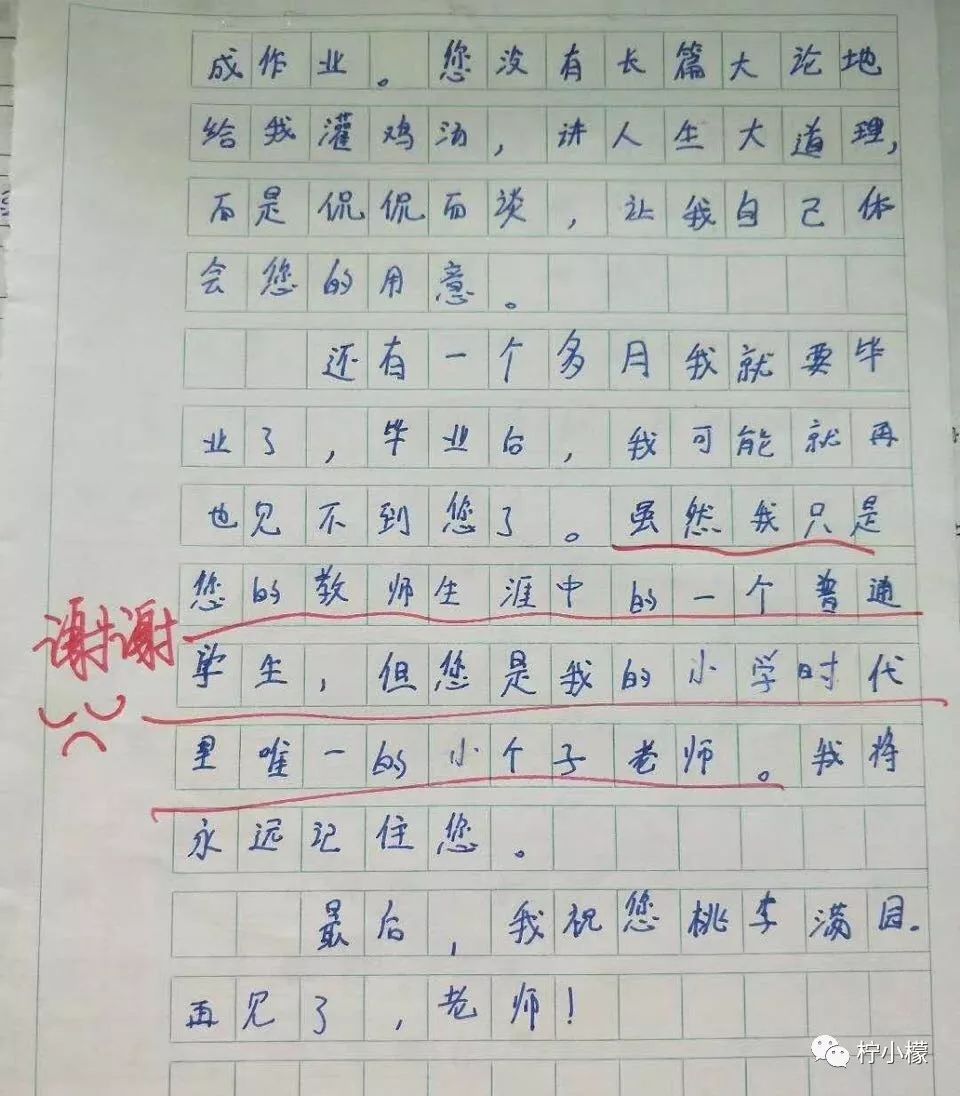 六年级学生的作文