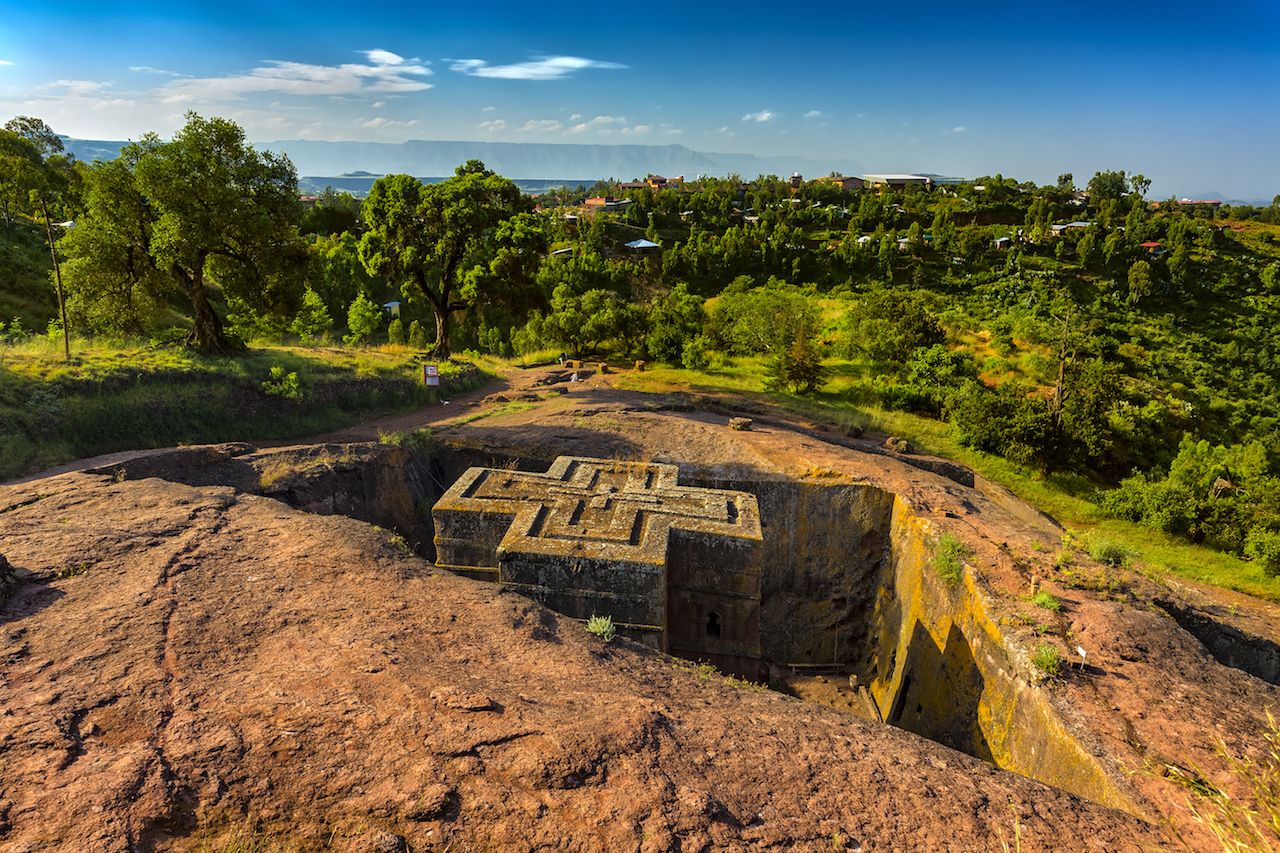 3.埃塞俄比亚的圣乔治教堂(the church of st.george, ethiopia)