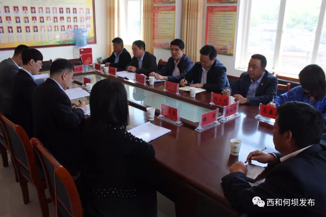 湖岛街道党工委书记刘文一同志带队赴西和县何坝镇实地调研扶贫协作