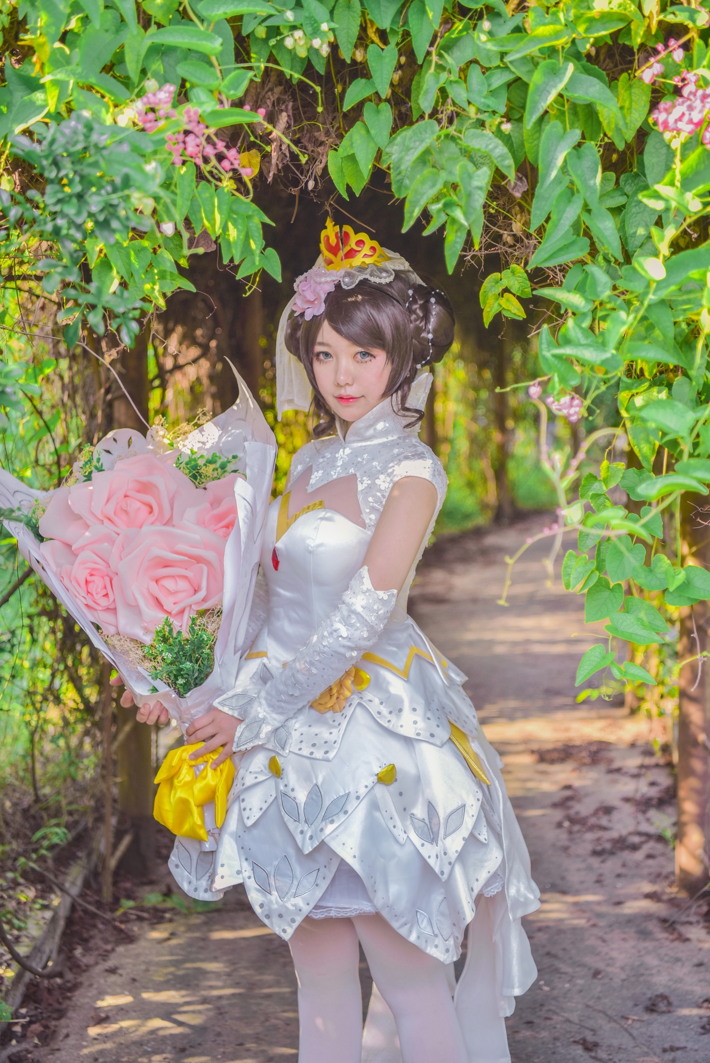 cos:王者荣耀-纯白花嫁小乔.