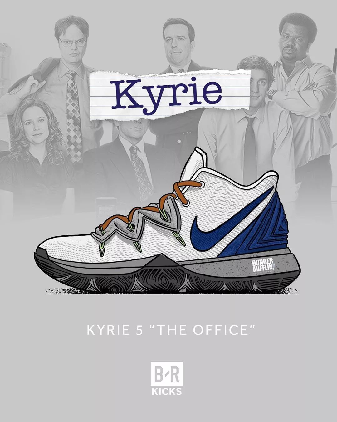 kyrie the office shoes