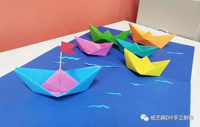 儿童节就要带着孩子来玩纸 | 纸艺小船手工制作教程