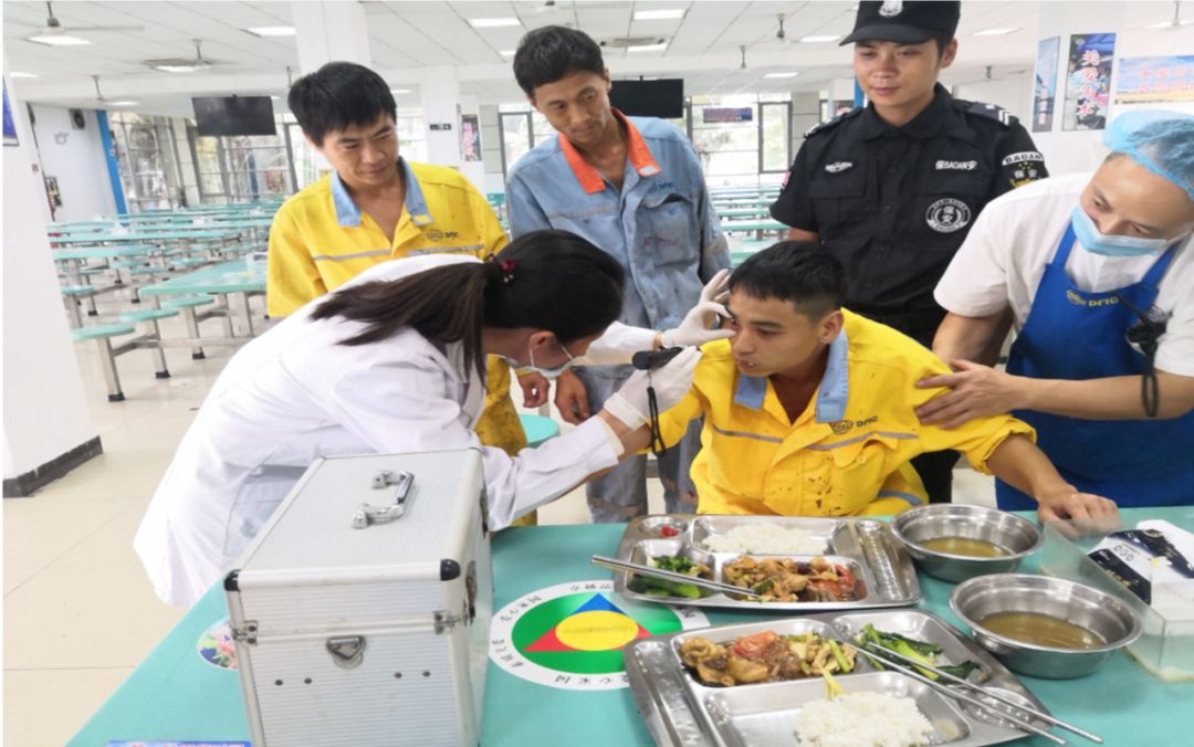 卫生安全—广州箱厂安全环保监管部组织开展食堂食物中毒应急演练