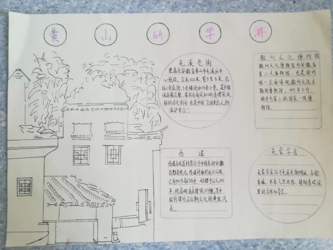 合肥市梦园小学2019研学旅行优秀绘画作品展示