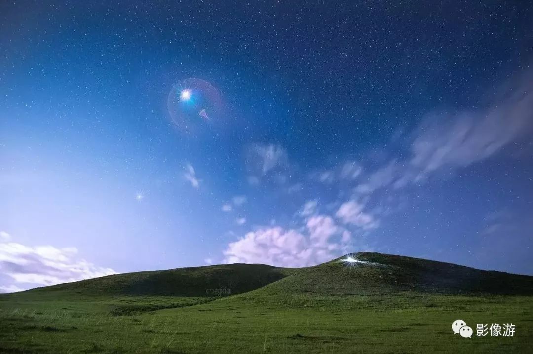 摄影师镜头下的草原星空 浩瀚而灿烂