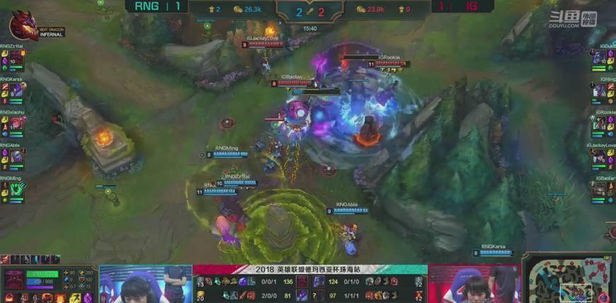 LOLRNG走A怪小炮再现套路出装, 整场吊打IG