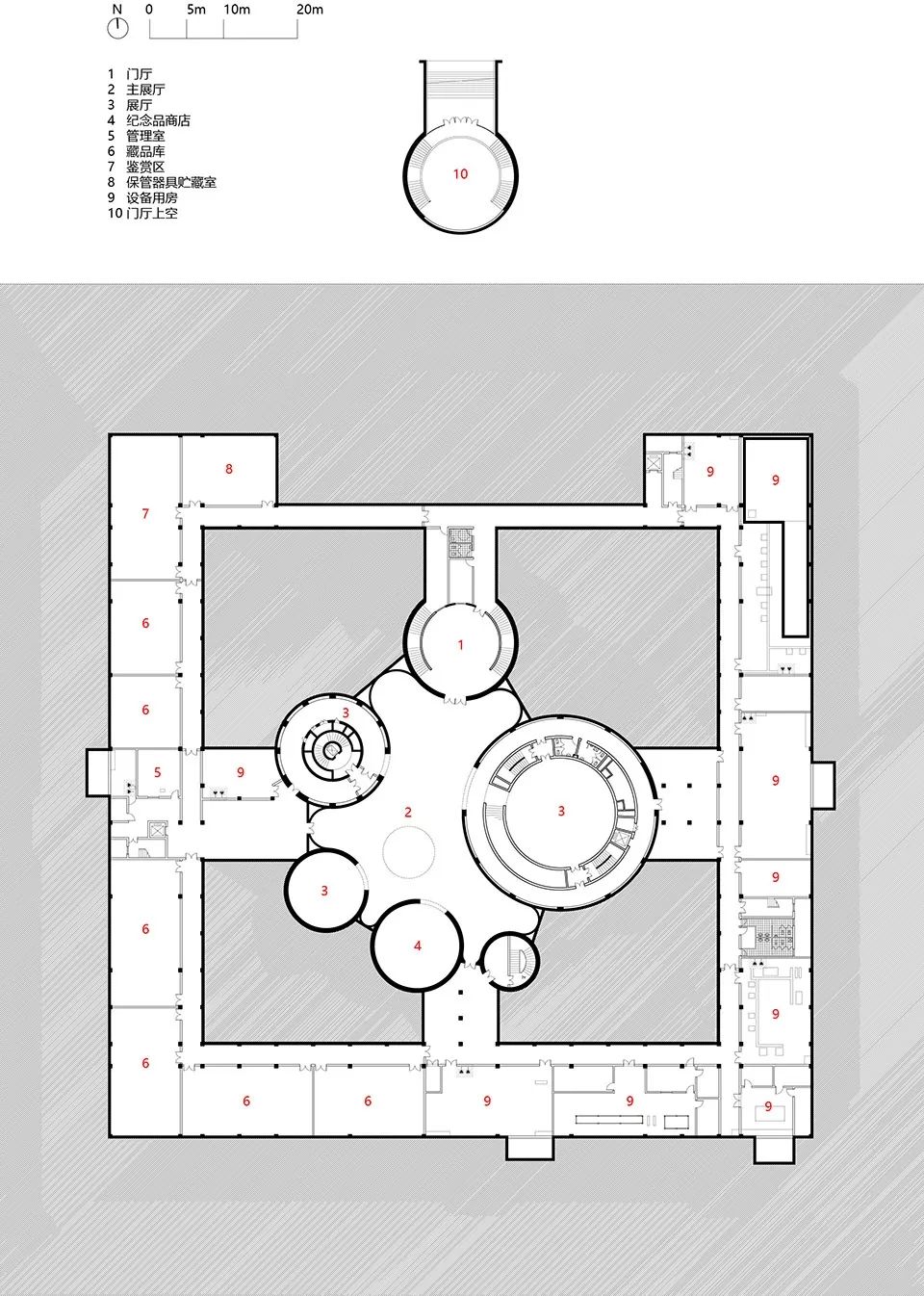 方与圆 - 邢窑博物馆,河北 / 言川建筑