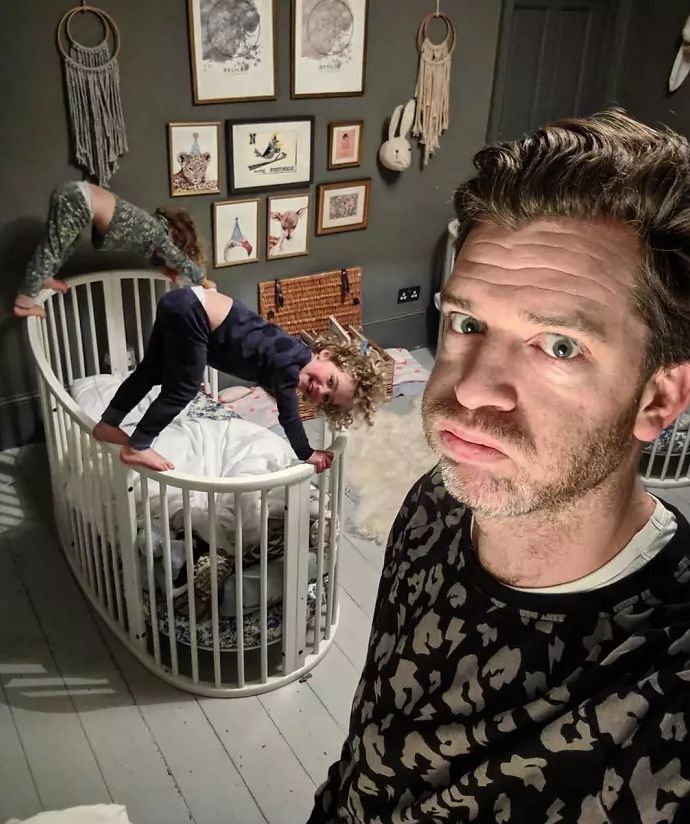 人生被4个女儿支配的老爸,要多幸福有多幸福!