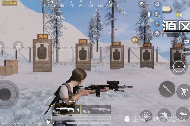 以上是抓到的瞬间,mk14射手步枪打一发之后枪瞄准有大幅度的上扬,大家