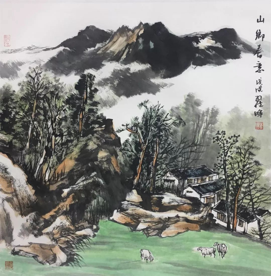 "墨海宝筏—当代中国画名家学术邀请展(天津站)参展艺术家·翟晖