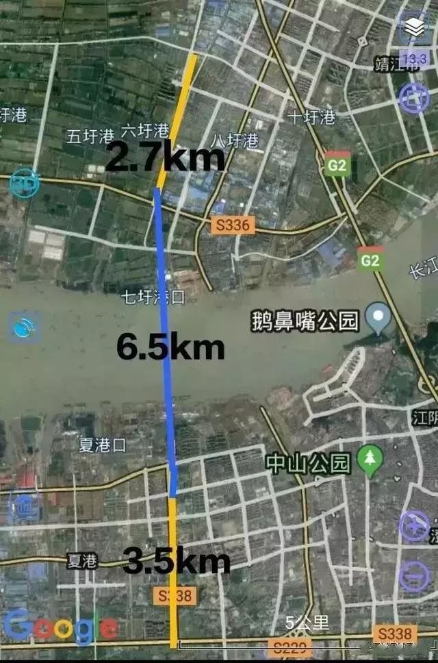 江阴第二过江通道(主体为过江隧道)预计2020年开工建设,2025年12月