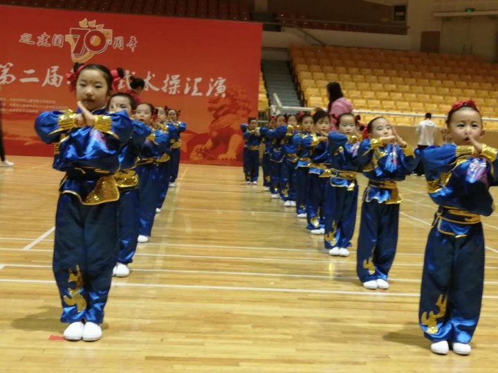 首都幼儿武术操汇演 "中华小子"志气与天齐