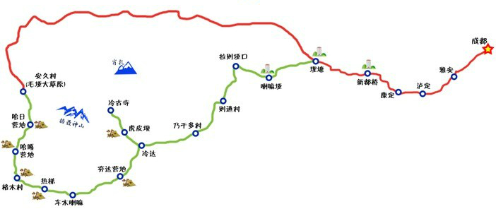 四川格聂转山行c线游记攻略20万步的徒步体验