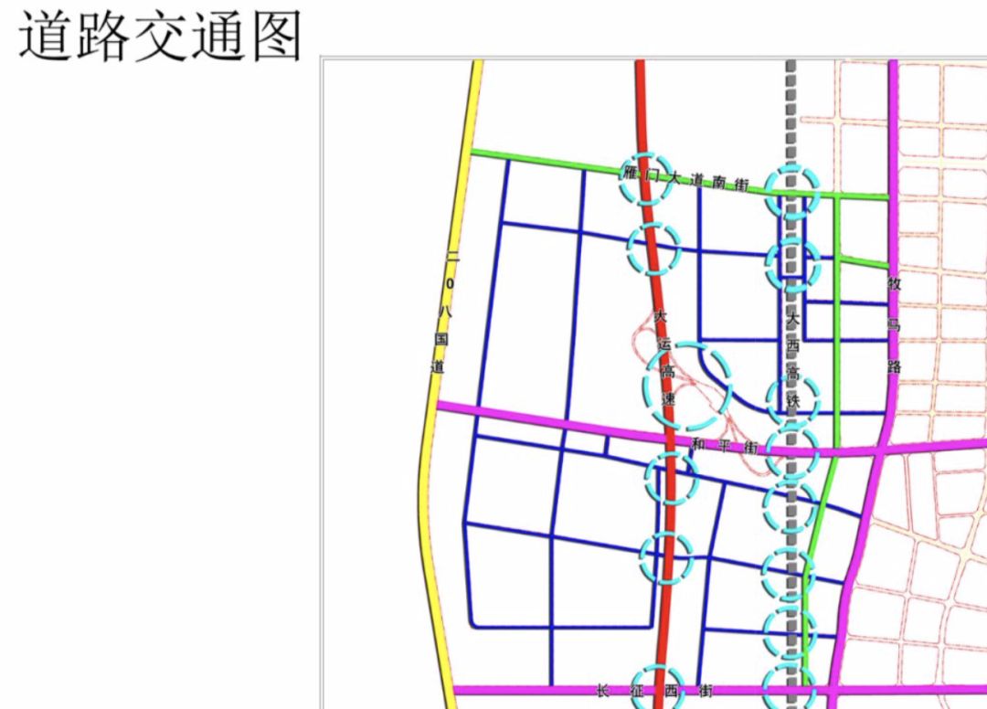 忻州市五台山机场起步区控制性详细规划批后公布图公示说明:一,规划