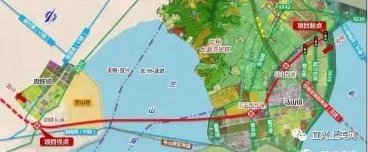 宜马快速通道  341省道无锡马山至宜兴周铁段 (宜马快速通道) 今